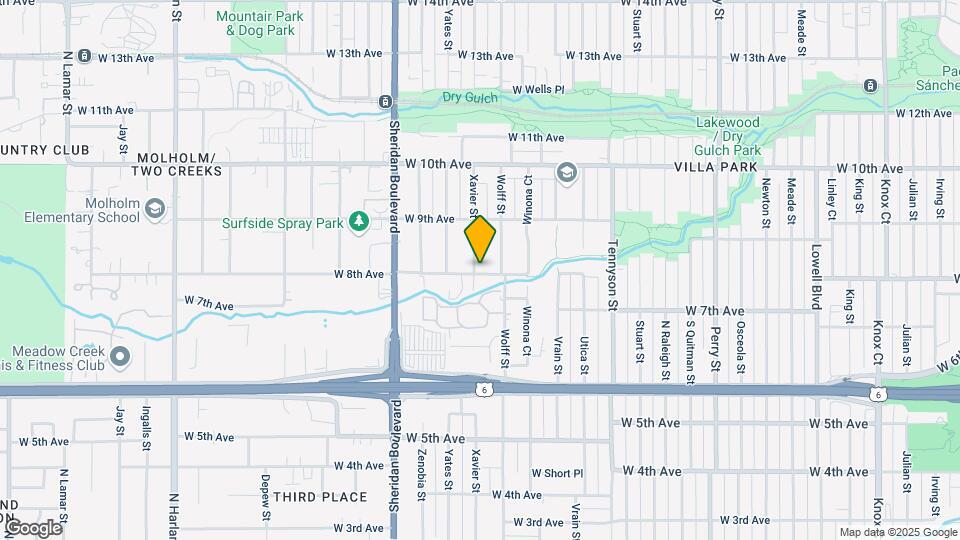 804 Xavier St, Unit B Map and Location Details
