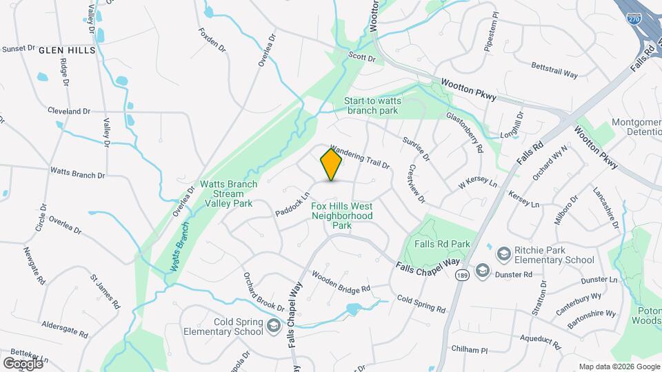 9012 Paddock Ln Map and Location Details