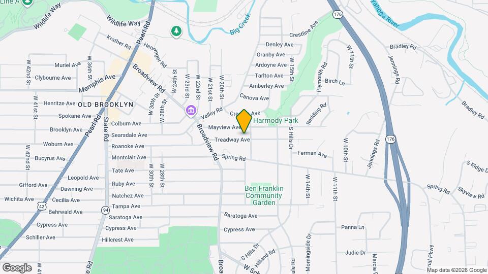 1914 Treadway Ave Mapa y Detalles de la Ubicación