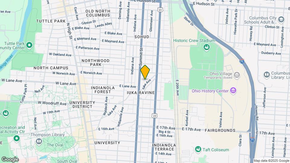2103 Iuka Ave, Unit D Map and Location Details