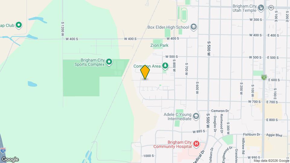 1043 W 600 S Map and Location Details