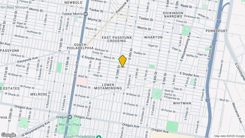 929 Winton St Map and Location Details