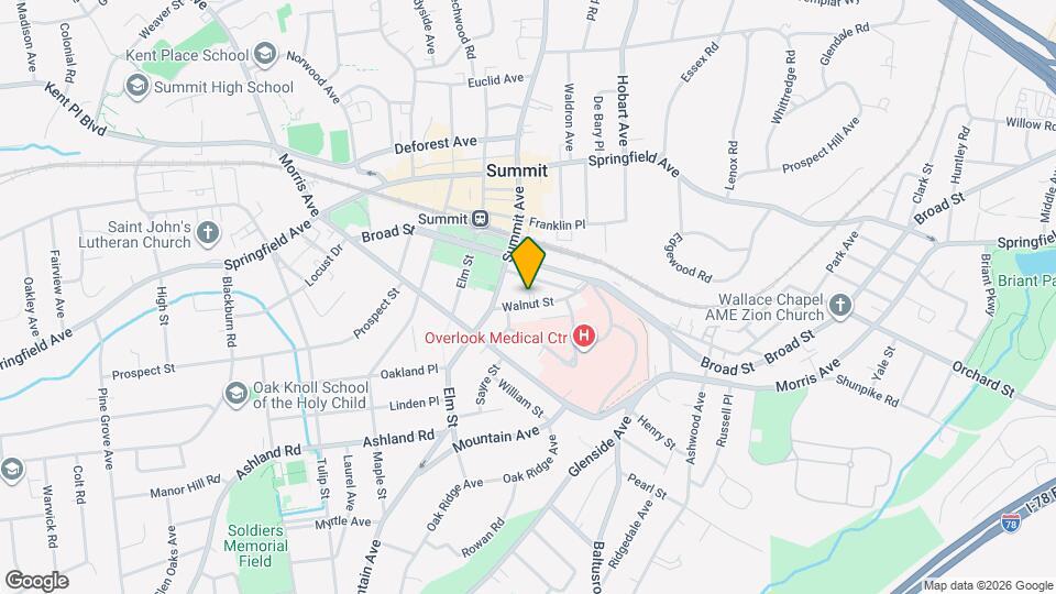 29 Walnut St Map and Location Details