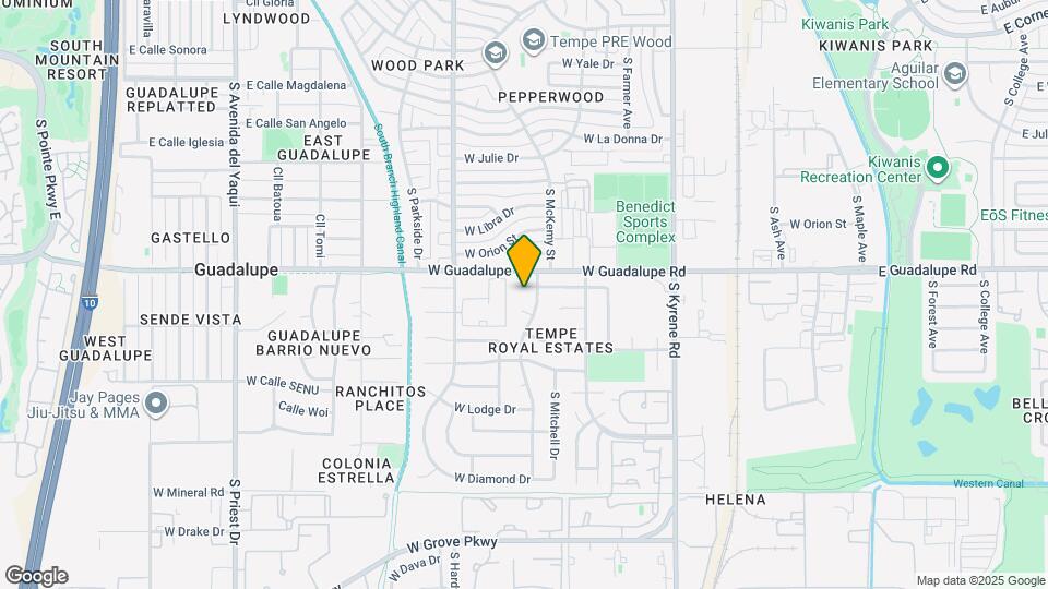 721 W Paseo Way Map and Location Details