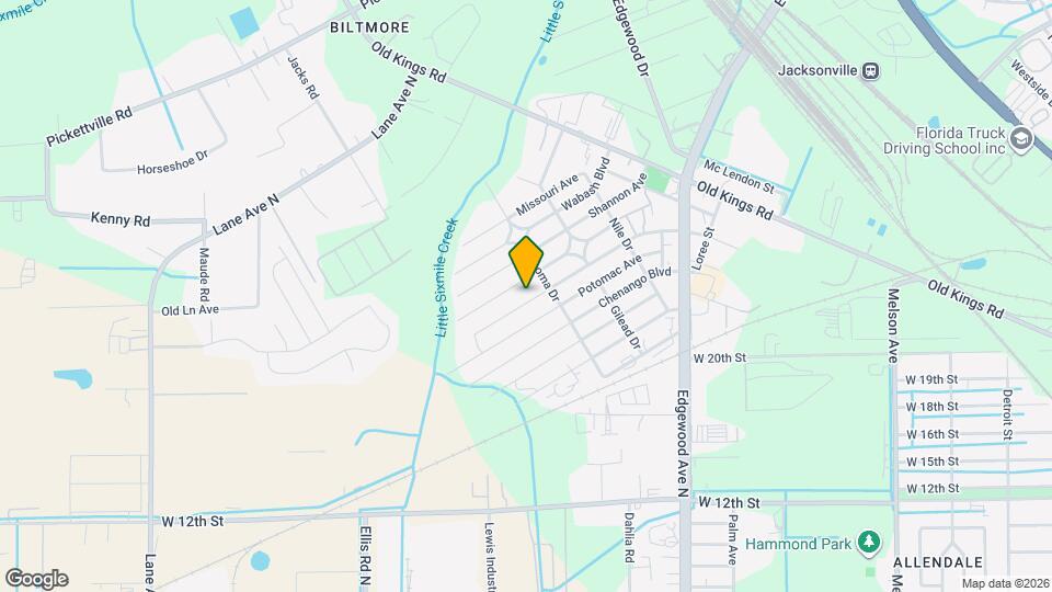 5433 Shenandoah Ave Map and Location Details