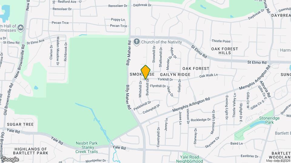 3685 Burkehill Dr Map and Location Details