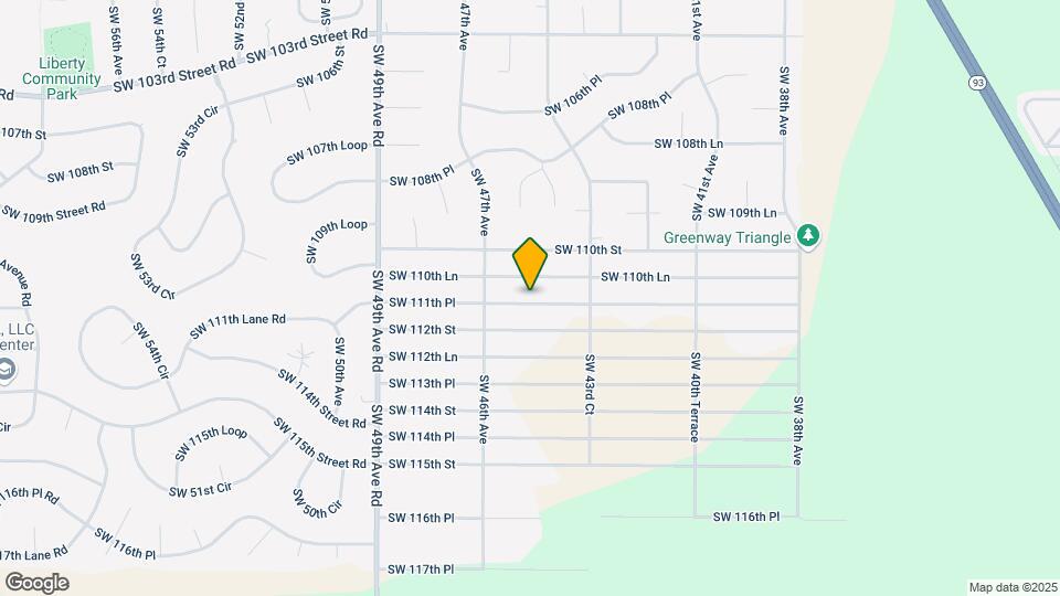 4519 SW 111th Pl Map and Location Details