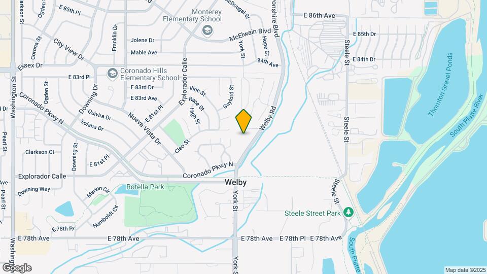 8199 Welby Rd Map and Location Details