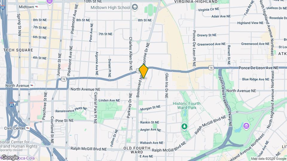 653 NE Boulevard Map and Location Details