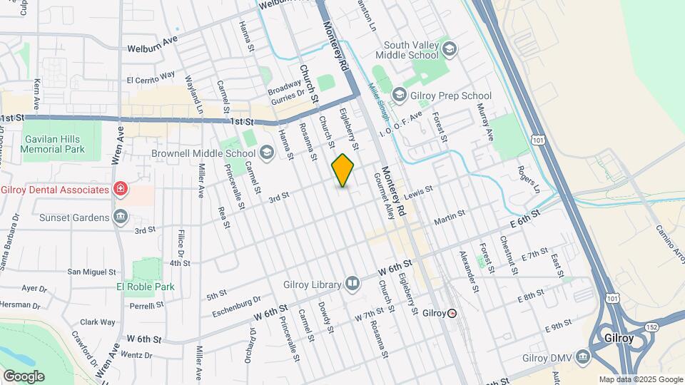 7651 Church St Map and Location Details