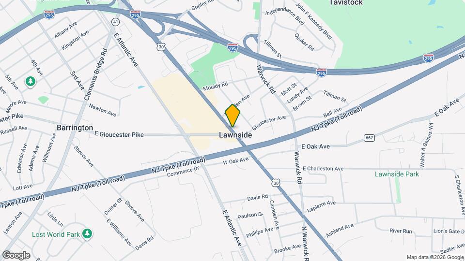 109 N White Horse Pike Map and Location Details