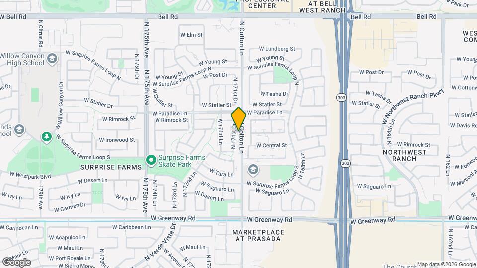 16041 N 171st Dr, Unit 325 Map and Location Details