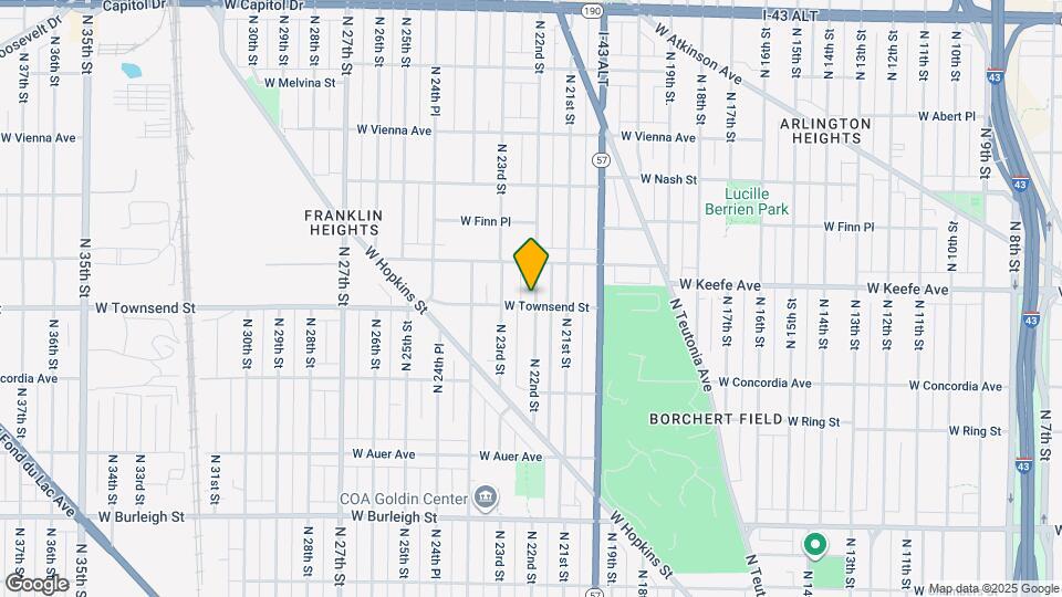 3407 N 22nd St Map and Location Details