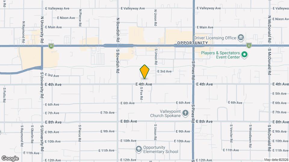 11723 E 4th Ave Map and Location Details