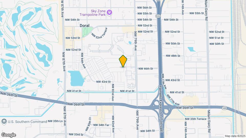 8004 NW 46th Terrace Map and Location Details
