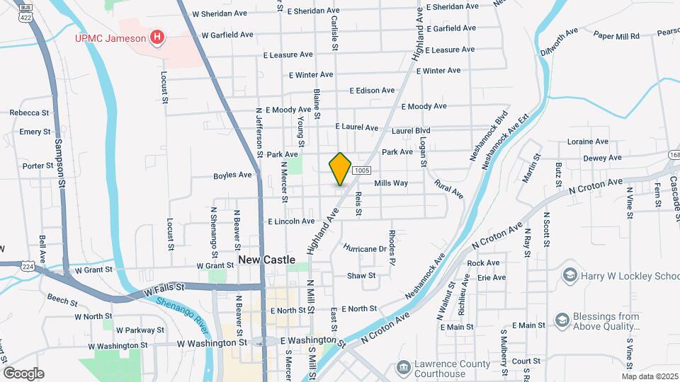 145 E Wallace Ave Map and Location Details