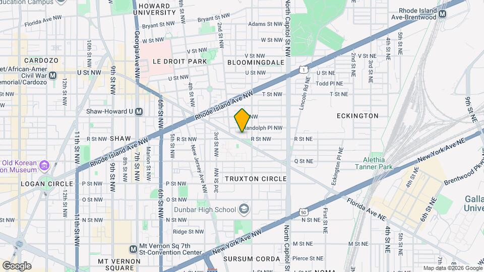 117 R St NW Map and Location Details