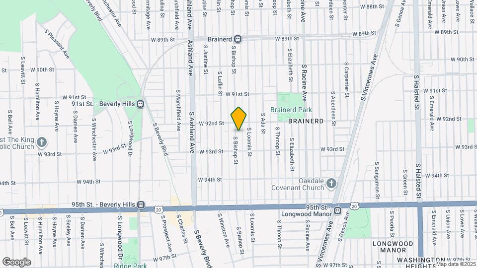 9221 S Bishop St Mapa y Detalles de la Ubicación