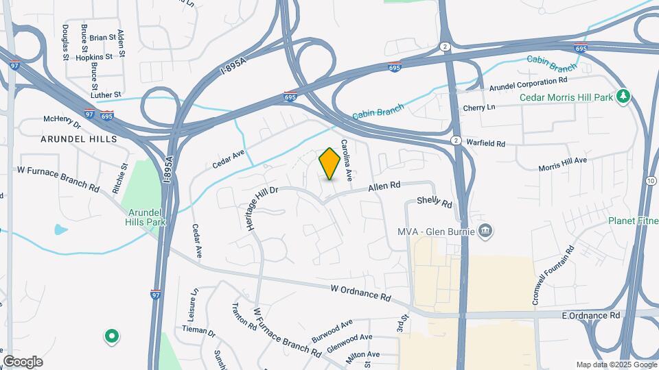 6411 Jefferson Pl Map and Location Details