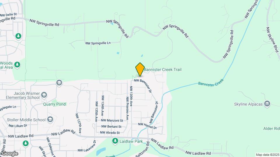 5832 NW Bannister Dr Map and Location Details