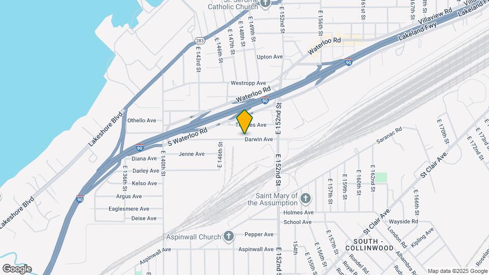 14809 Darwin Ave Map and Location Details