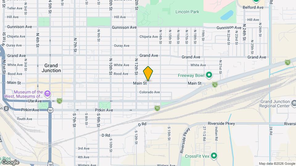 100 N 13th St, Unit B Map and Location Details