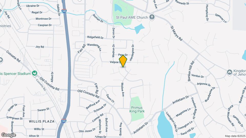 4524 Lasalle Dr Map and Location Details