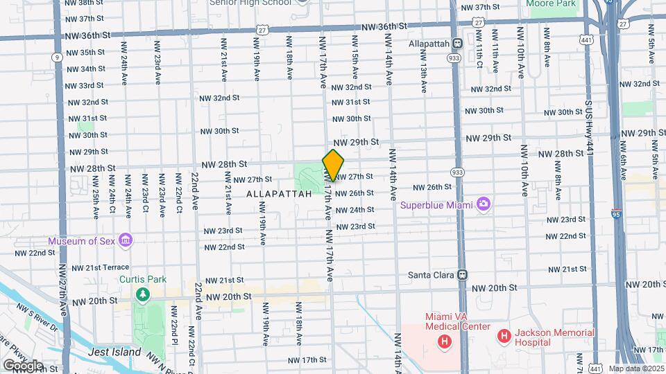 2629 NW 17th Ave Map and Location Details