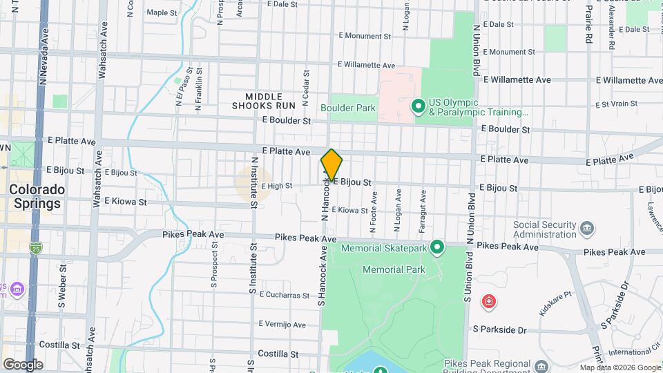 131 N Hancock Ave, Unit 131 Map and Location Details