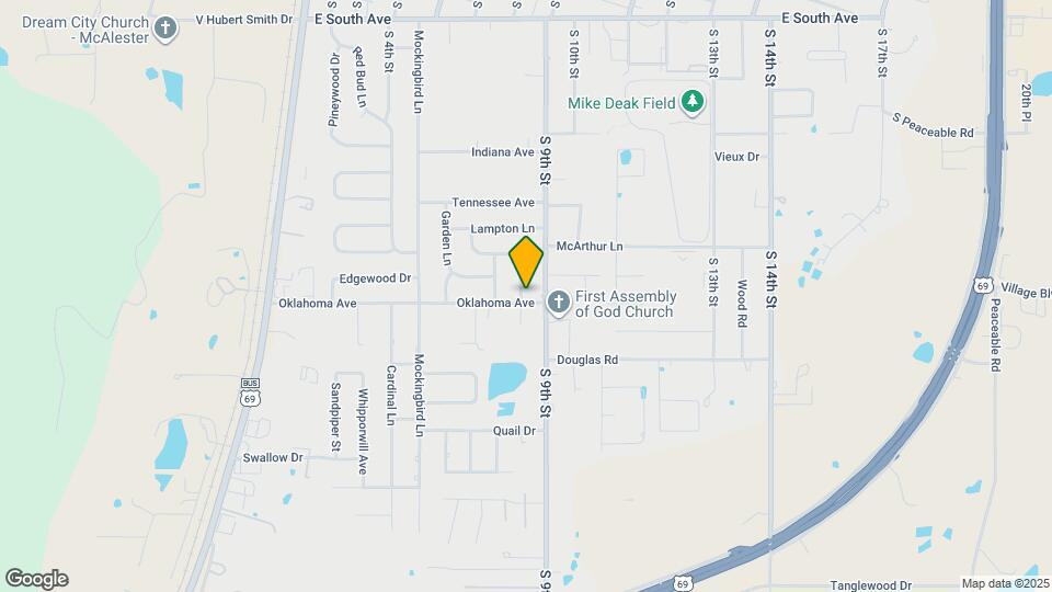 1716 Virginia Dr Map and Location Details