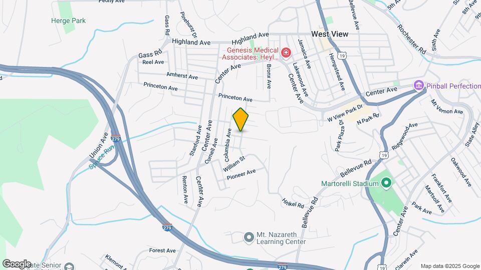 320 Carlisle Ave Mapa y Detalles de la Ubicación