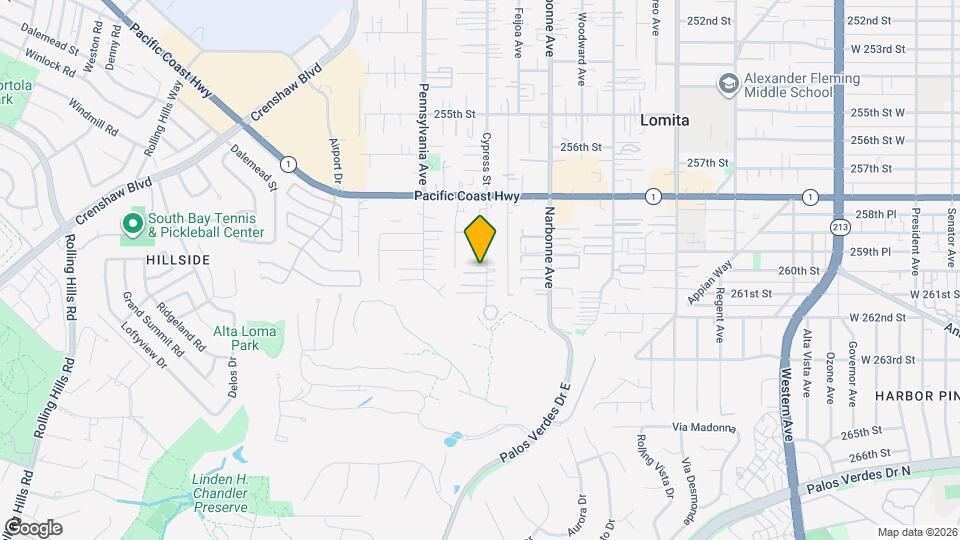 Las Colinas Apartments Map and Location Details