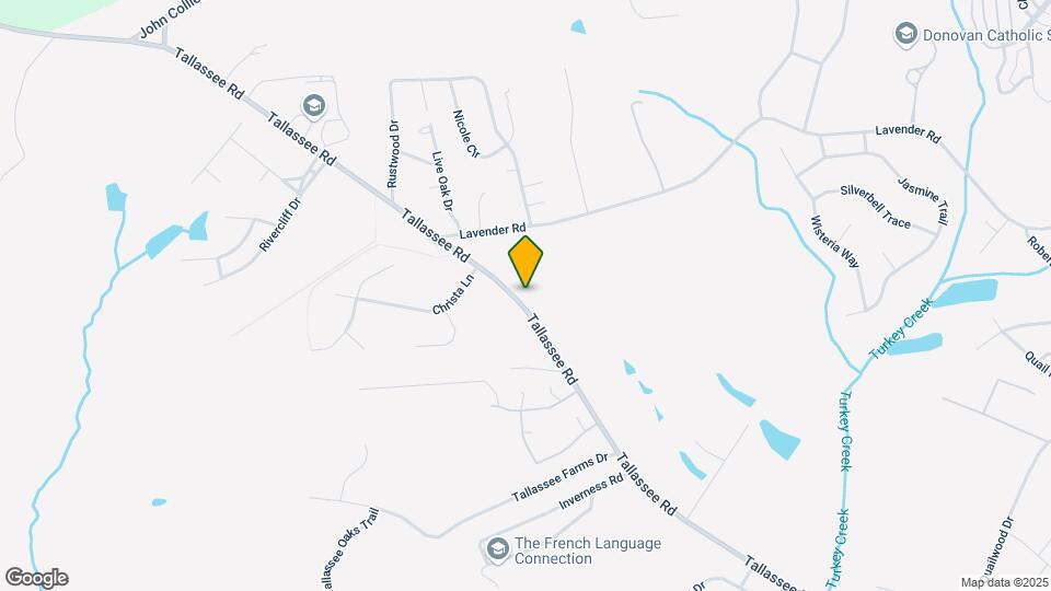 1352 Tallassee Rd-Unit -1 Map and Location Details