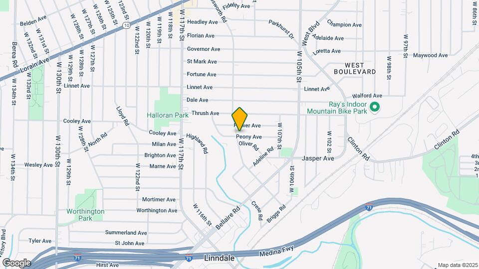 3641 Bosworth Rd Map and Location Details