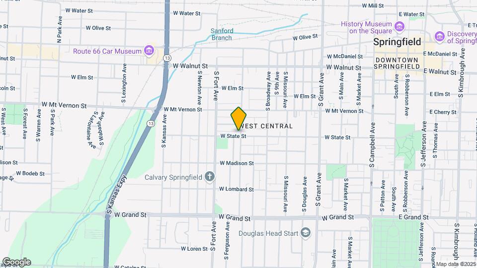 661 S New Ave Map and Location Details