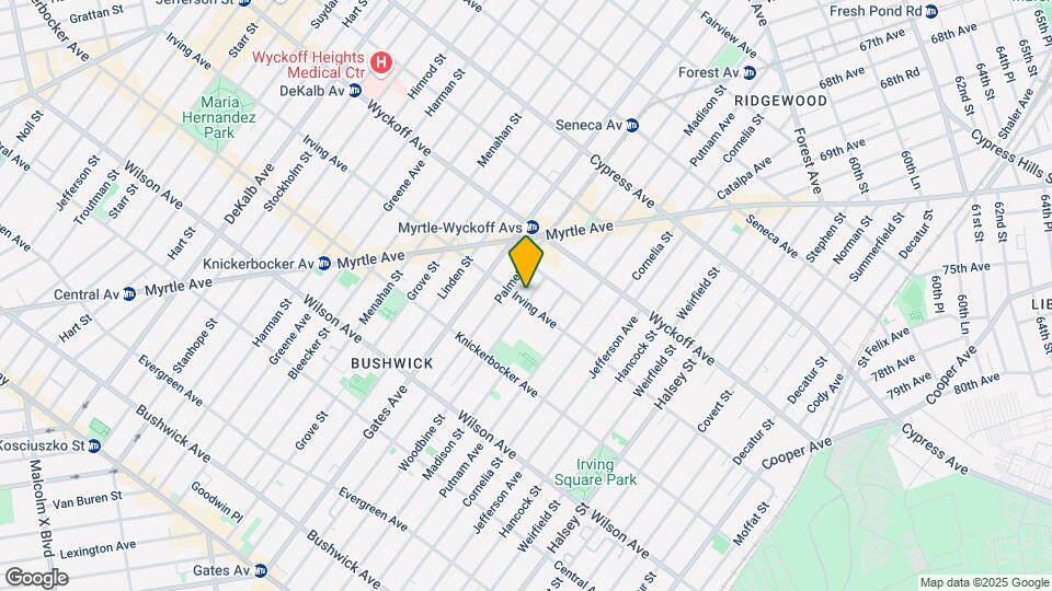 387 Woodbine St Mapa y Detalles de la Ubicación