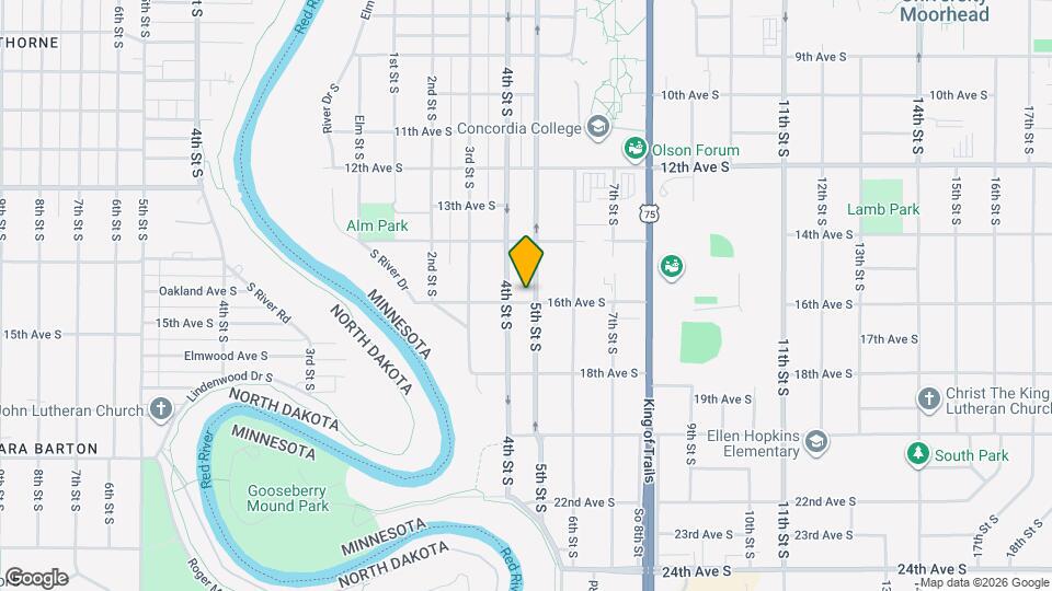 1519 5th St S Map and Location Details