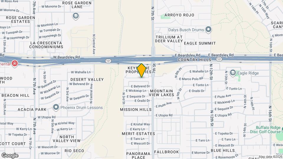 510 E Marco Polo Rd Map and Location Details