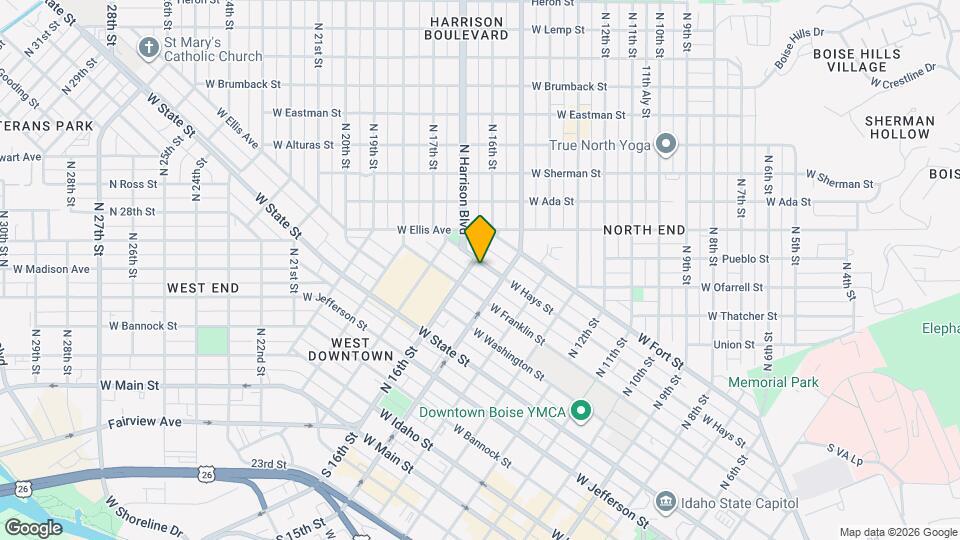 1519 W Hays St Map and Location Details