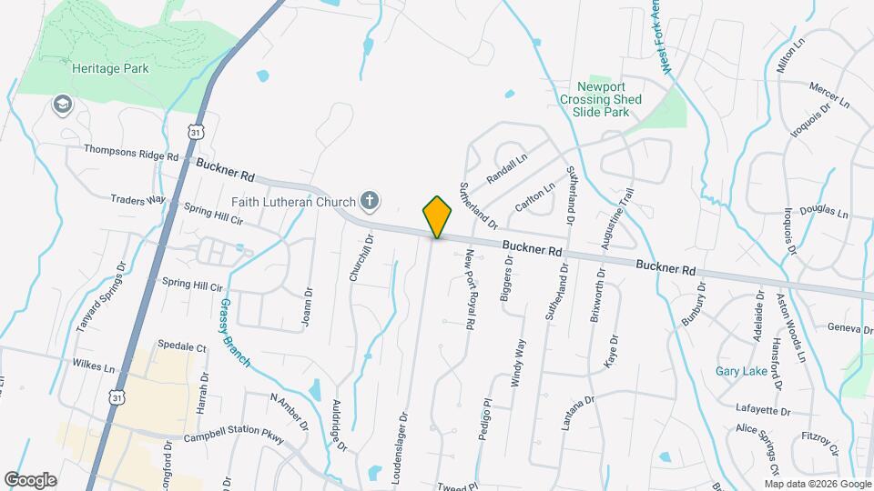 2104 Loudenslager Dr Map and Location Details