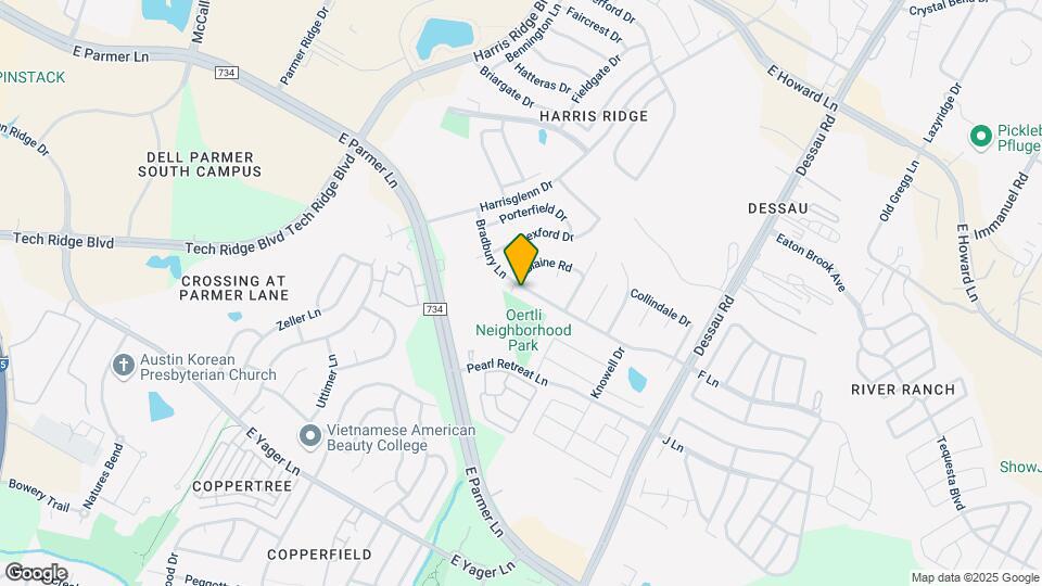 1305 Bradbury Ln Map and Location Details