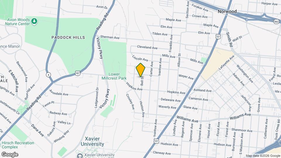 4231 Bell St, Unit 1 Map and Location Details