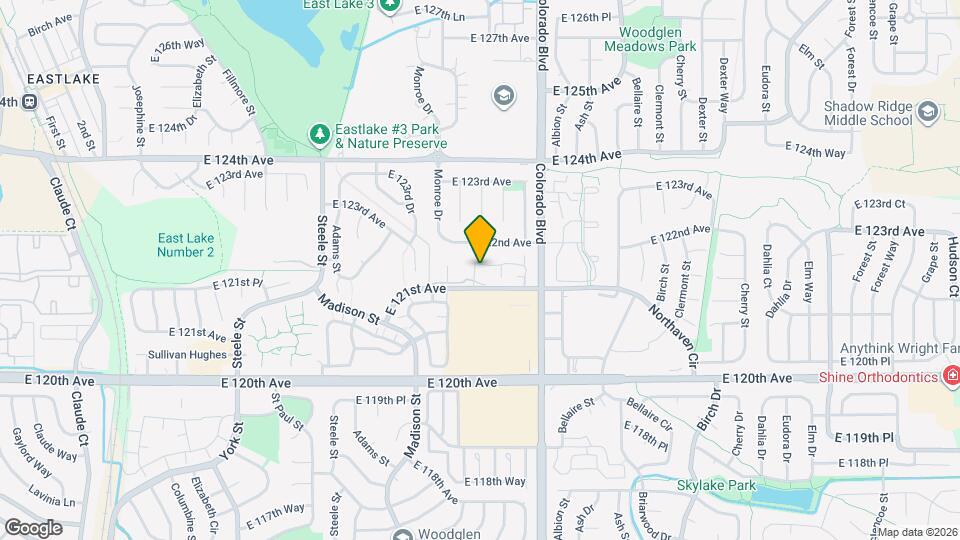 3777 E 121st Ave Map and Location Details