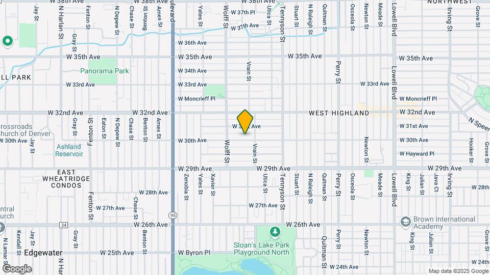 4633 W 30th Ave Map and Location Details
