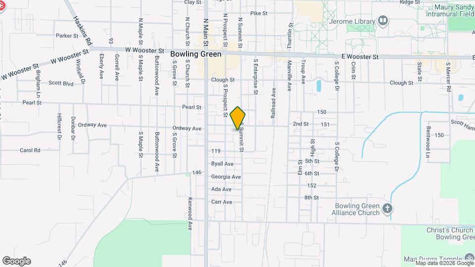 418 S Summit St Map and Location Details