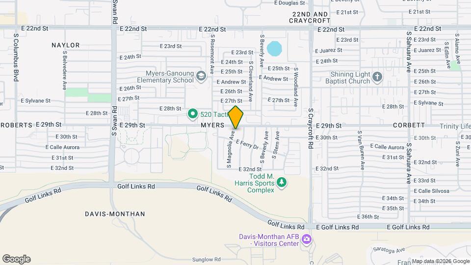 1911 S Magnolia Ave Map and Location Details