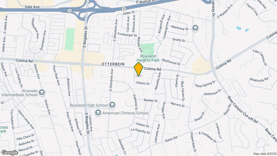 19352 Andrada Dr Map and Location Details