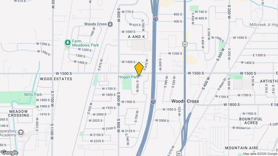 1535 S 700 W Map and Location Details