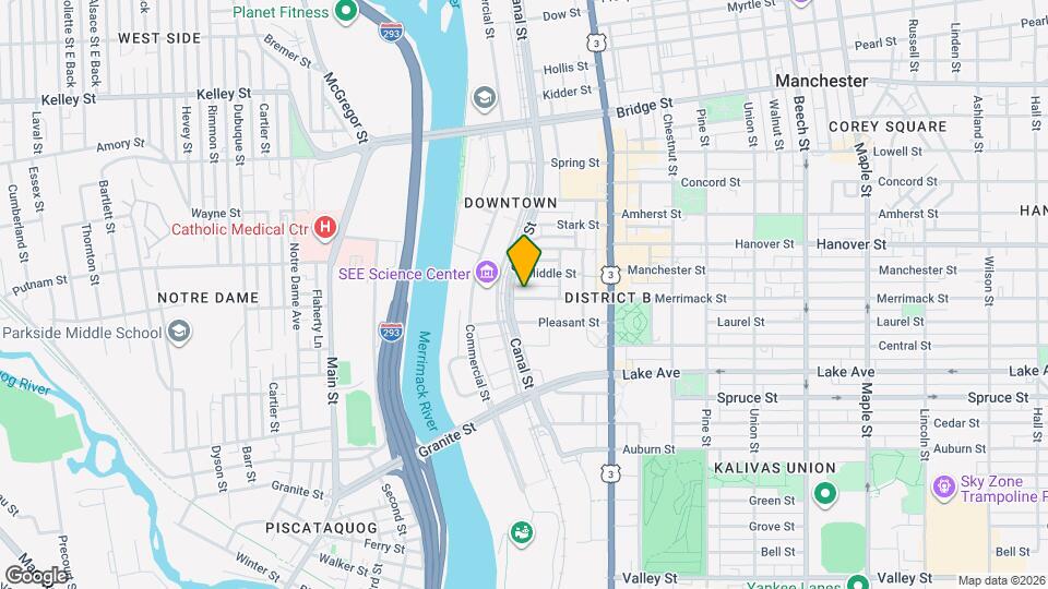 119 W Merrimack St Map and Location Details