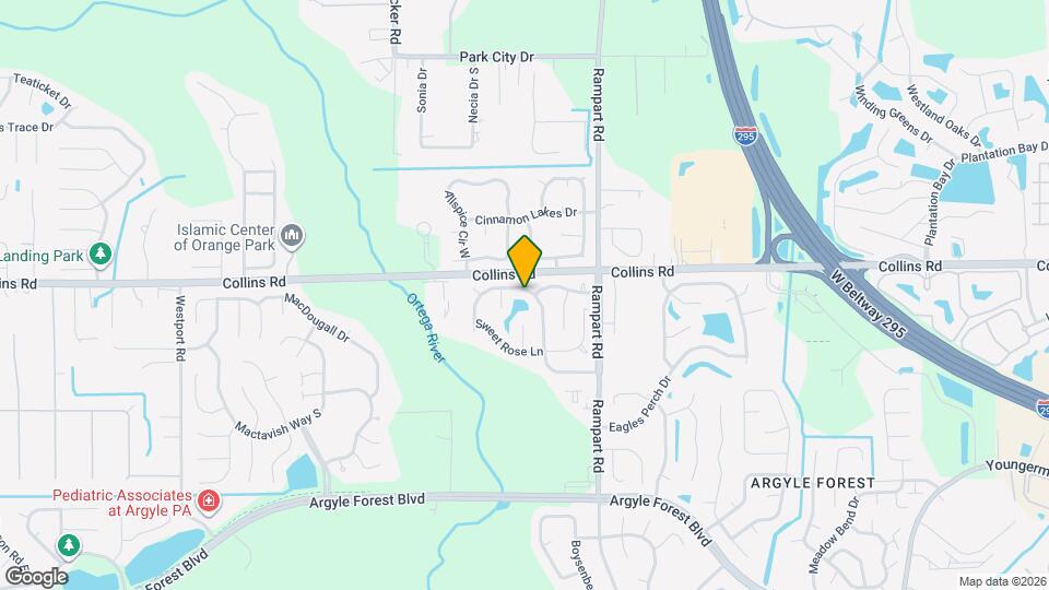 7412 Amandas Crossing Dr N Map and Location Details